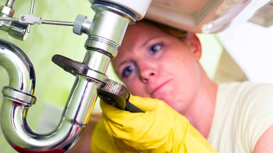 installing a bathroom sink on tile